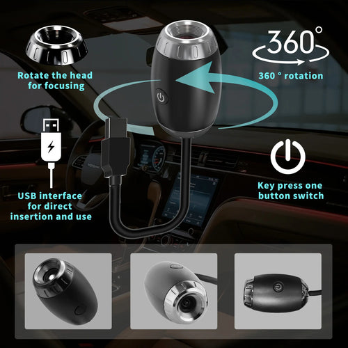 Galaxy Projector USB Night Light Car Mood Lights LED Starry Star Lamp Party Cool Stuff For Room Bedroom Home Gaming Decor